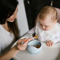 BABYONO Miska silikonová s přísavkou 6m+