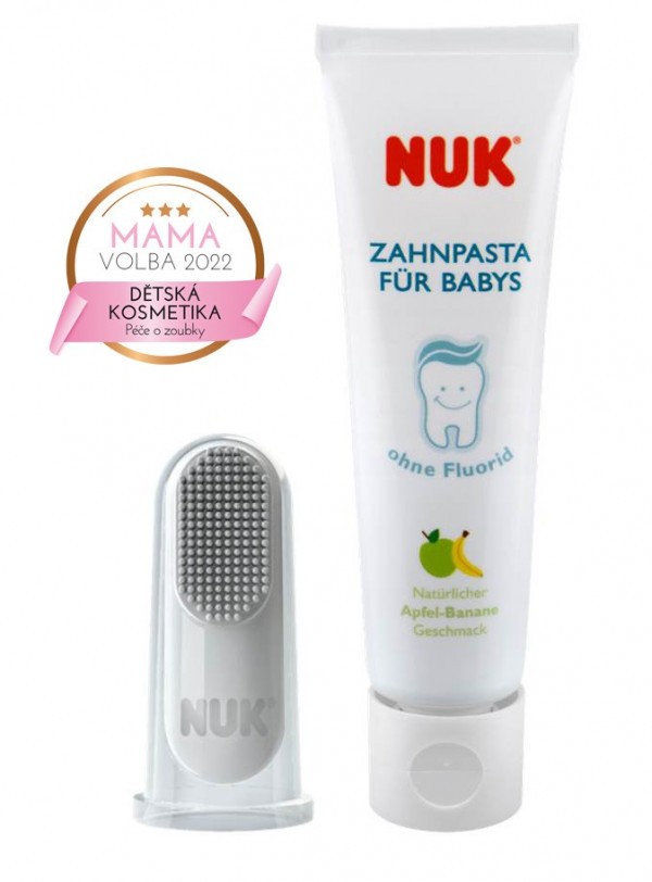 NUK Set zubní pasta a náprstek