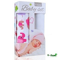 Baby set - 2x bambusová osuška