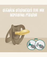 NUK Dudlík for Nature Latex, 2 ks