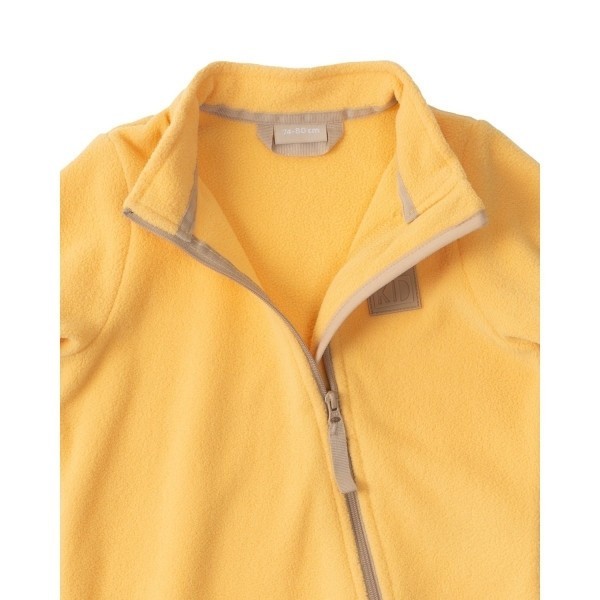 LEOKID Fleecový overal Yellow Mellow