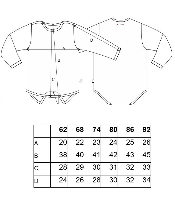 LITTLE ANGEL Body smyk obrázek Outlast® - tm.tyrkys