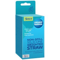 CANPOL BABIES Nevylévací slámka se závažím pro hrnečky 56/510_WHI a 56/510_ORA 1ks