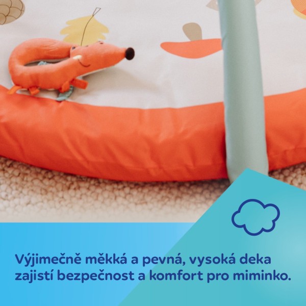 CANPOL BABIES Edukativní hrací deka FOX