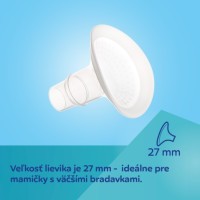 CANPOL BABIES Trychtýř k odsávačce mateřského mléka s elastickým lemem 27mm