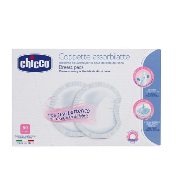 Tampóny do podprsenky Chicco antibakteriální 60 ks