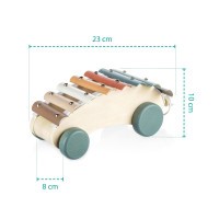 ZOPA Dřevěný tahací xylofon, Xylophone
