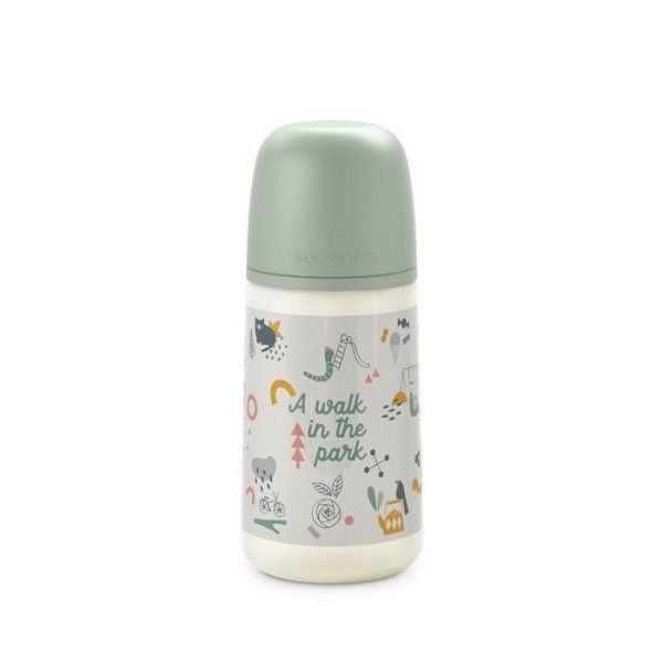 SUAVINEX  Kojenecká láhev Walk anatomická M silikon 270 ml
