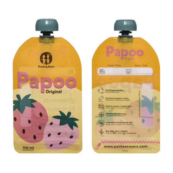 PETITE&MARS Kapsička na jídlo Papoo 6 ks