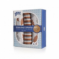 Dětské pleny z biobavlny XKKO Organic 70x70 Staré časy barevné Dětské pleny z biobavlny XKKO Organic 70x70 Staré časy barevné