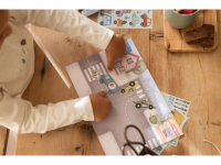 LITTLE DUTCH Knížka se samolepkami Doprava Jim