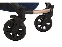 GMINI Sportovní kočár Grand Lux denim - zlatá