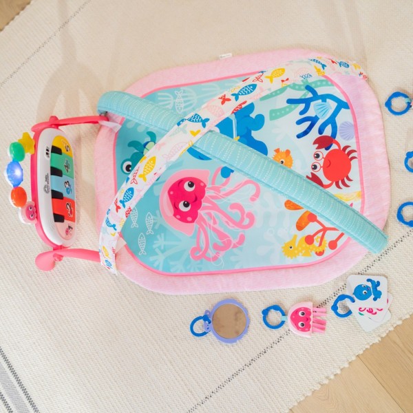 BABY EINSTEIN Deka na hraní s aktivitami 4v1 Kickin' Tunes™ Jellyfish Jamboree™ 0m+