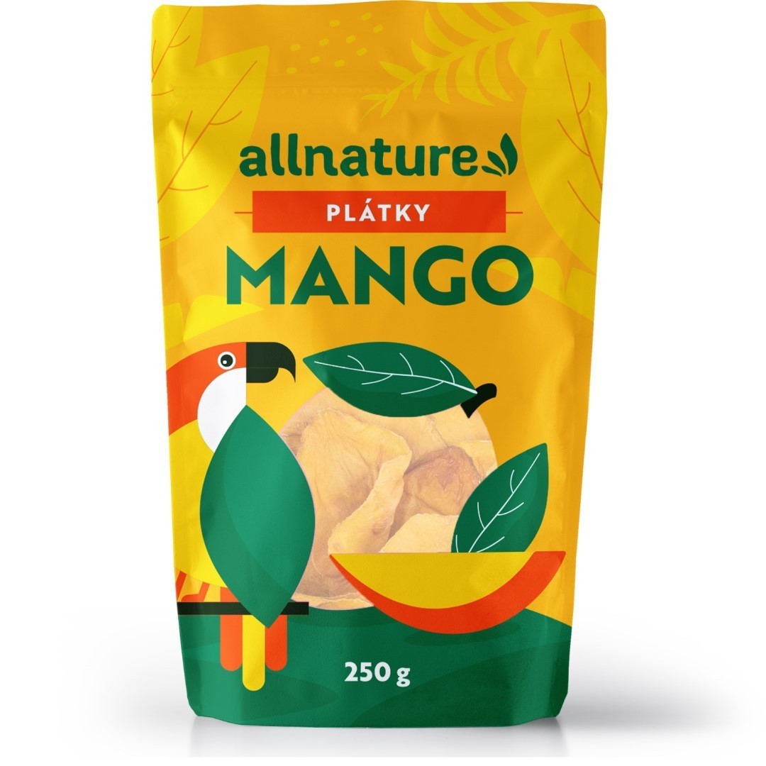 ALLNATURE sušené Mango plátky