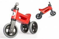 Odrážedlo FUNNY WHEELS Rider Sport modré 2v1, výška sedla 28/30cm nosnost 25kg 18m+ v sáčku