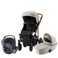 Set kočárek Britax Smile III + hluboká korba + autosedačka Set kočárek Britax Smile III + hluboká korba + autosedačka
