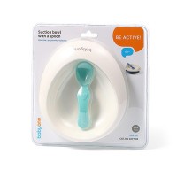 BABYONO Miska s přísavkou a lžičkou 230 ml 6m+