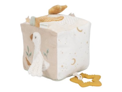 Kostka textilní s aktivitami