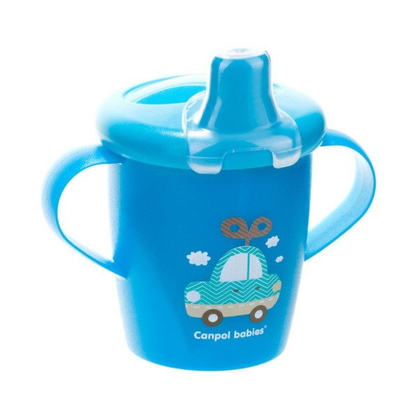 CANPOL BABIES Nevylévací hrneček TOYS 250ml
