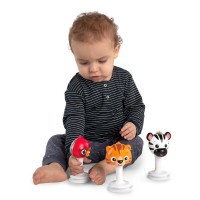 BABY EINSTEIN Chrastítka, Set 3 ks s přísavkami Rattle&Jingle Trio 6m+