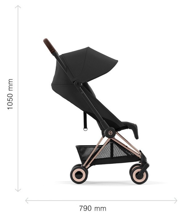 CYBEX Platinum COYA Matt Black Golfový kočárek