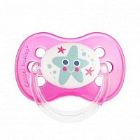 Canpol babies Dudlík 6-18m silikonový třešinka NATURE