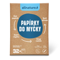 ALLNATURE Papírky do myčky 16 ks (32 dávek )