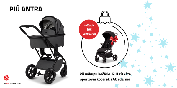 MOON PIÚ Kombinovaný kočárek