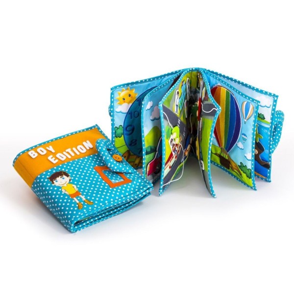 Piqipi Interaktivní dětská knížka Quiet Book 27x27cm