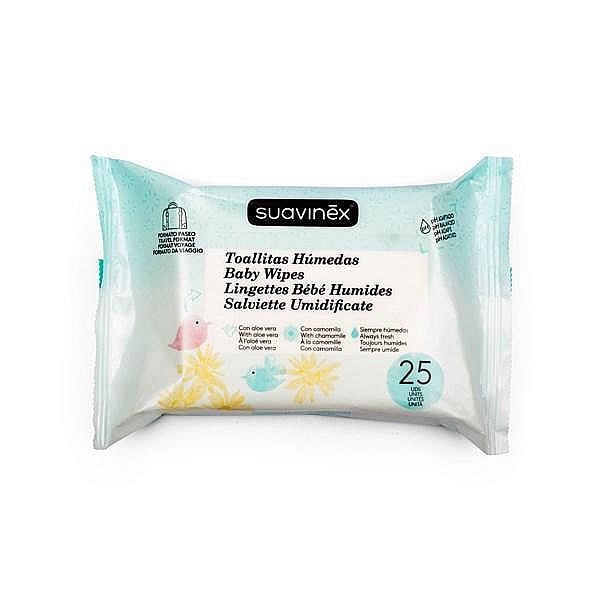 Suavinex HYGIENICKÉ VLHKÉ kapesníčky 25 ks
