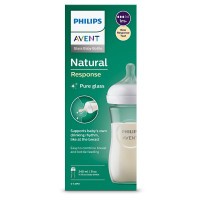 Philips AVENT Láhev Natural Response skleněná 240 ml, 1m+