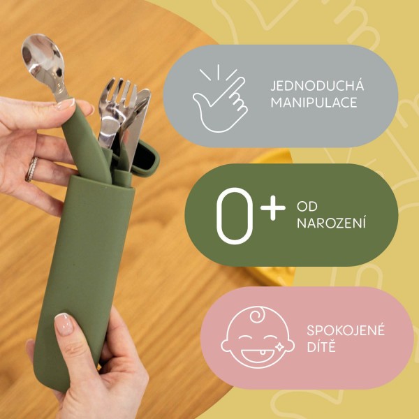 ZOPA Silikonové pouzdro na příbor