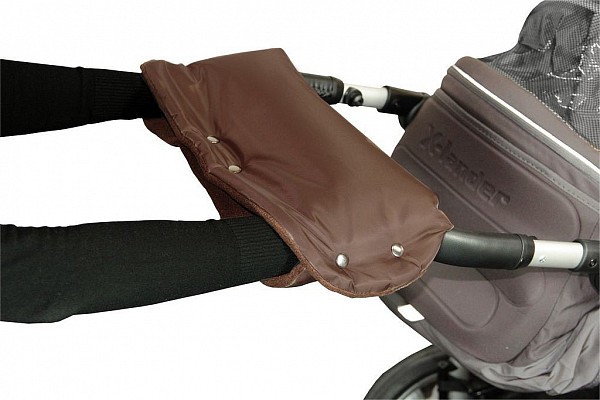 Rukávník ke kočárku - Rukávník ke kočárku hnědý