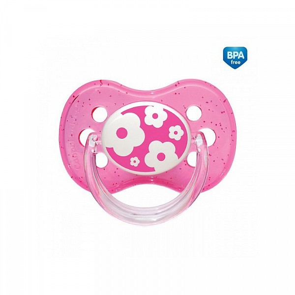 Canpol babies Dudlík 6-18m silikonový třešinka NATURE