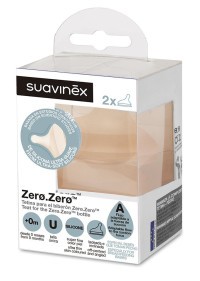 SUAVINEX ZERO ZERO Anti-koliková savička 2 ks