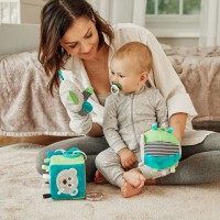 CANPOL BABIES Plyšová senzorická kostka MEDVÍDCI