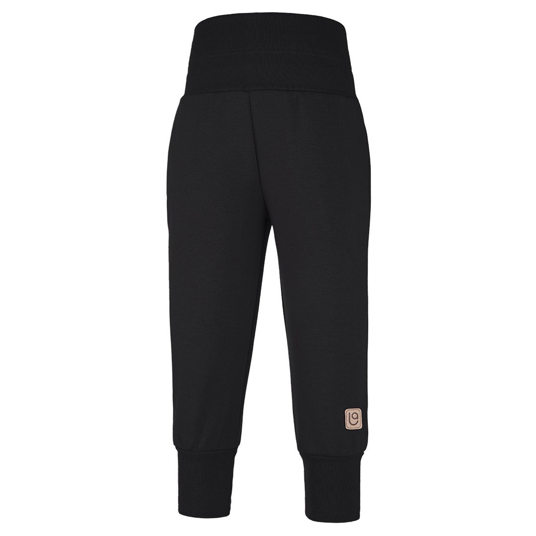 LITTLE ANGEL Tepláky hřejivé - černá