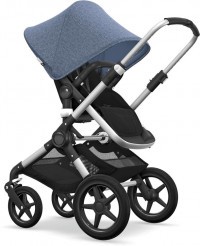 Kočárek Bugaboo Fox komplet Alu/Blue melange