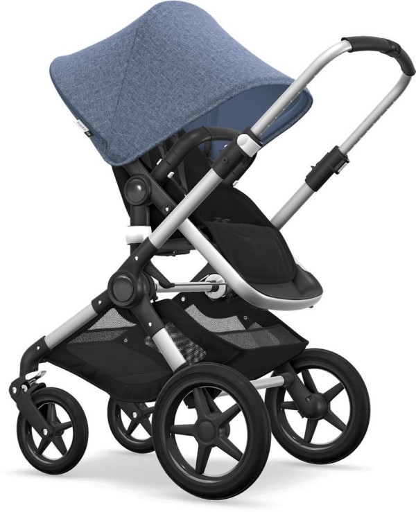 Kočárek Bugaboo Fox komplet Alu/Blue melange