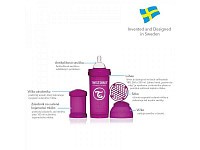 Twistshake antikoliková láhev 260ml BLUE