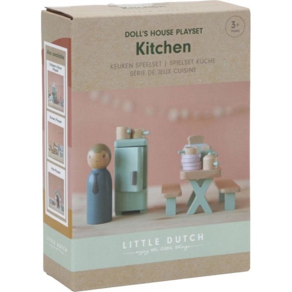LITTLE DUTCH Set do domečku dřevěný Kuchyňka