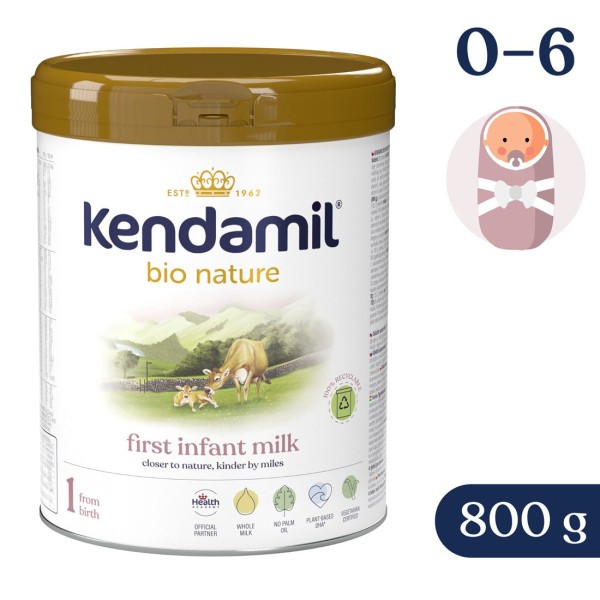 Kendamil BIO Nature počáteční mléko 1 DHA+ (800 g)
