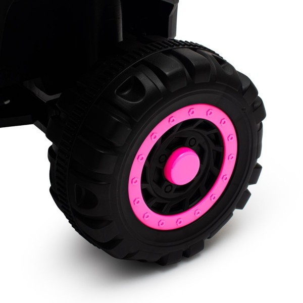 BABY MIX Dětské elektrické odrážedlo Ruggy s vodící tyčí