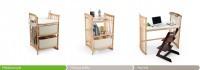 Stokke Care přebalovací pult Natural + deska k psacímu stolu