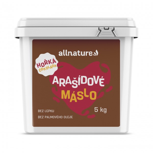 ALLNATURE Arašídový krém s hořkou čokoládou