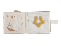 LITTLE DUTCH Textilní knížka s aktivitami Newborn Naturals
