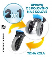 Odrážedlo FUNNY WHEELS Rider Sport modré 2v1 18m+ v krabici