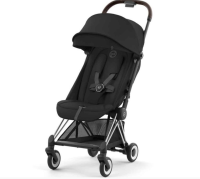 CYBEX COYA Chrome Dark Brown Golfový kočárek