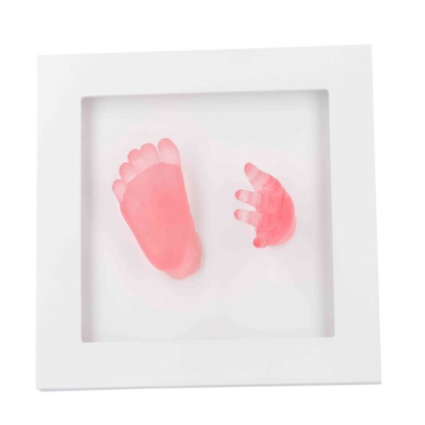 DOOKY Crystal Memories DeLuxe 3D Frame Handprint & Footprint