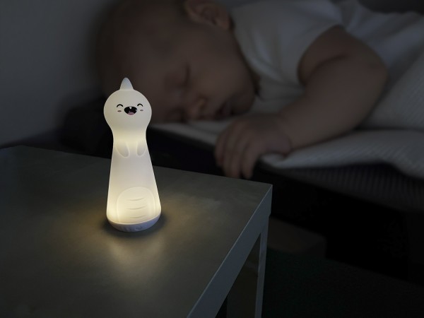 ZOPA Silikonové LED noční světlo s baterkou, Dino